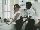 Immodest Black Waiter Fuck Mature Barmaid In Restaurant Kitchen