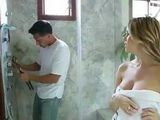Neighbor Came To Help Sexy Milf Next Door To Fix The Shower Gets Unexpected Reward