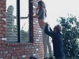 Hot Super Model Fucks On Porch