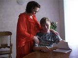 Helpful Mom Rewarding Husbands Nephew For Hard Studying