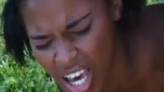 Black Beauty Struggles Through An Anal Fuck