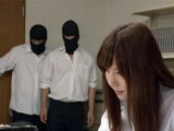 Masked Students Broke In The New Hot Teacher Office And Fuck Her With No Mercy